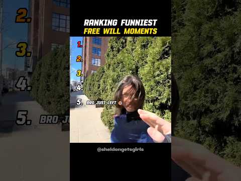 Ranking Funniest Free Will Moments 💀 #ranking #pranks #funny #tiktok