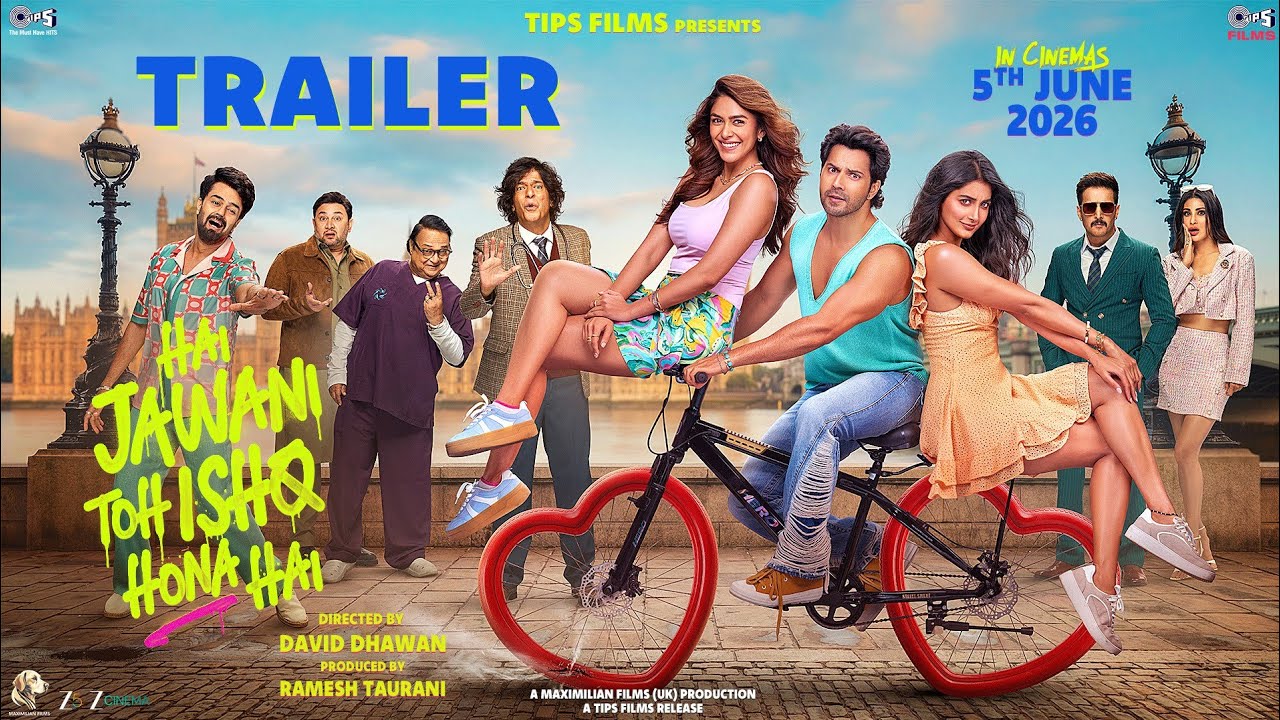 Hai Jawani Toh Ishq Hona Hai - Trailer | Varun | Mrunal | Pooja | David | In Cinemas 5th June 2026