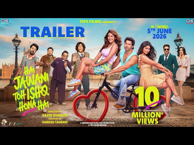 Hai Jawani Toh Ishq Hona Hai - Trailer | Varun | Mrunal | Pooja | David | In Cinemas 5th June 2026