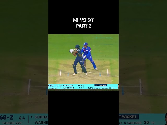 🚨 MI vs GT – Match That Shocked Everyone! 😲 #IPL2025 #shorts