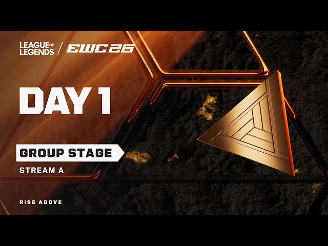 League of Legends at EWC 26  -  Day 1  - Group Stage -  Stream A