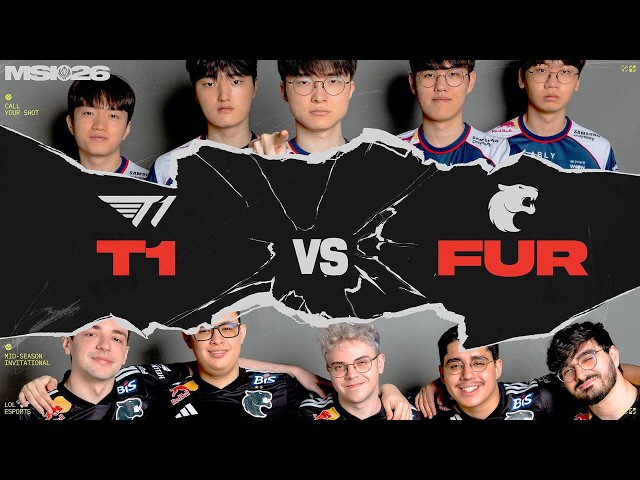 T1 vs FUR | MSI 2026 |  Bracket Stage Day 4