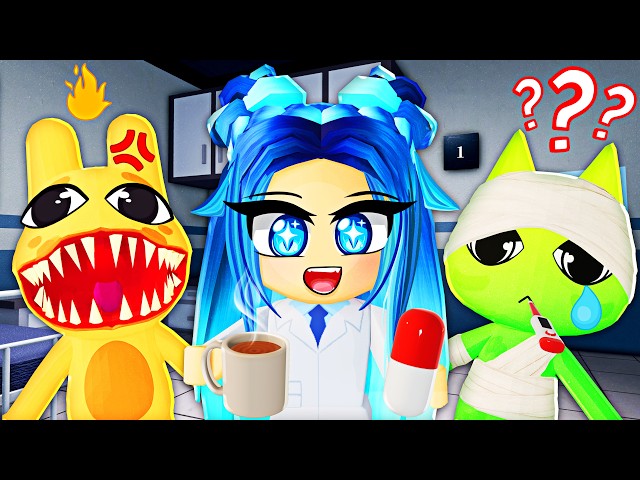 Working the NIGHT SHIFT in Roblox Animal Hospital!