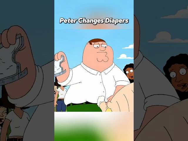 Peter changes diapers #familyguy #shorts