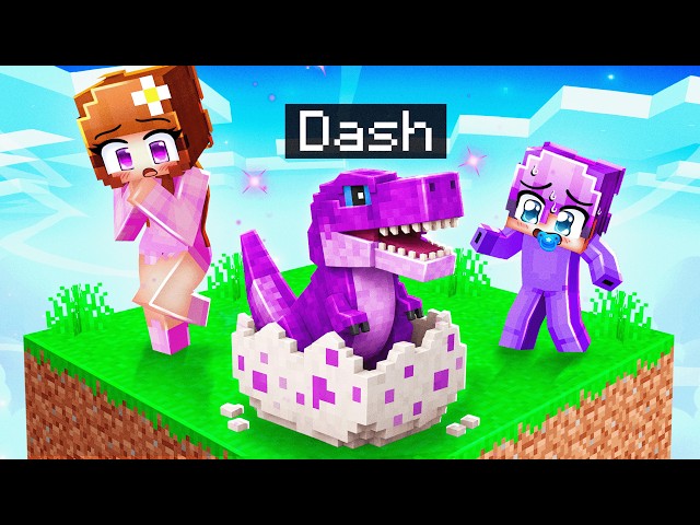 I Pretended to be a BABY T-REX on ONE CHUNK!