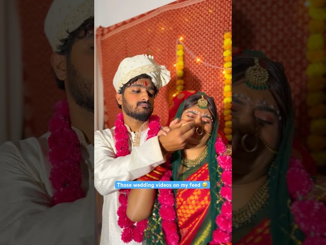 Those wedding videos on my feed | @saintinbaggy | #wedding #weddingphotography #weddingvideo