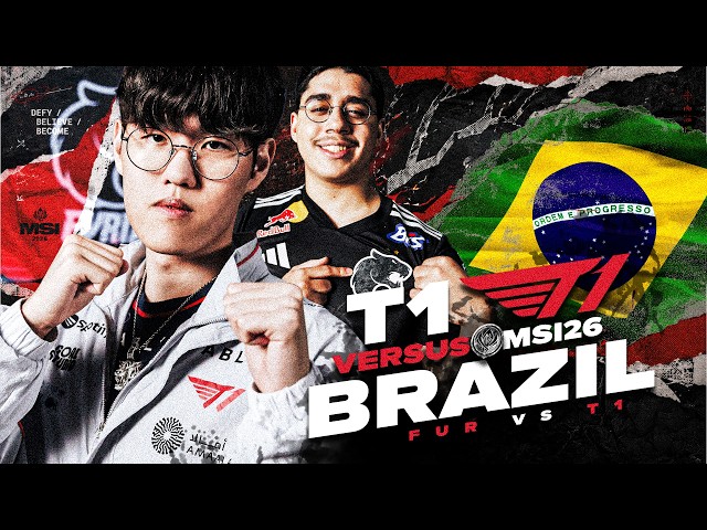 T1 TAKE ON BRAZIL - T1 VS FURIA - MSI 2026