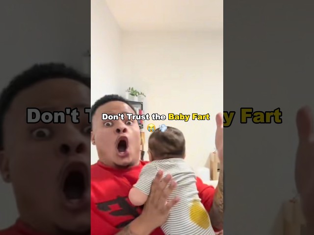 Don’t Trust the baby fart 💨 #babyshorts #fart #funnybaby #parenting #foryou