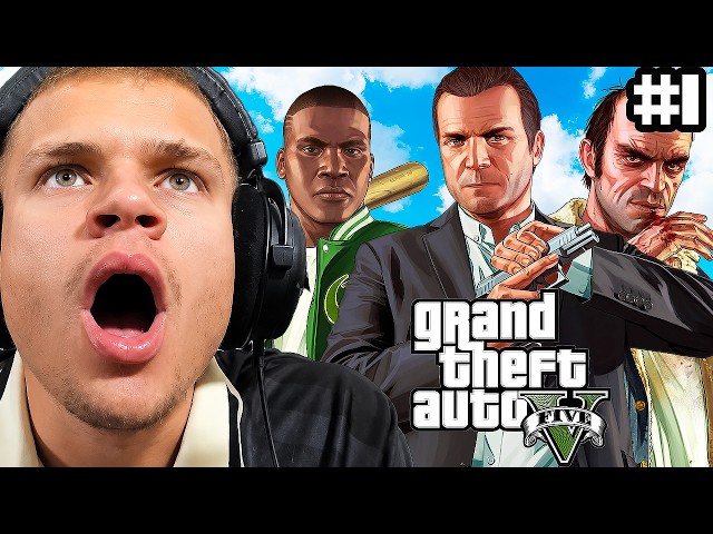 PLAYING GTA V UNTIL I BEAT IT DAY 1