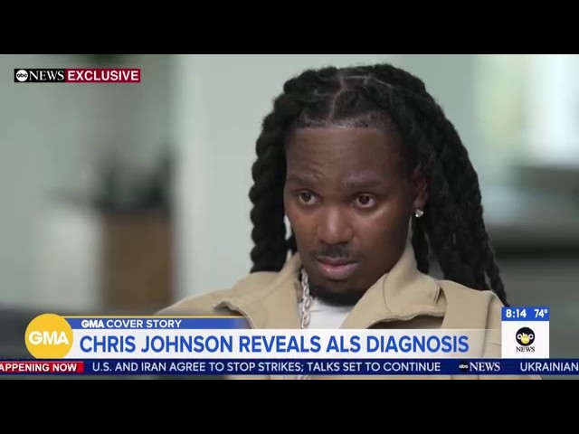 Former NFL star Chris Johnson reveals ALS diagnosis at 39