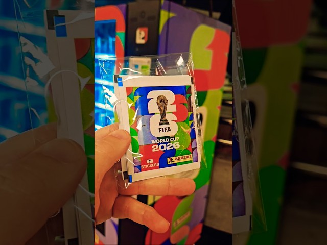 Figurinhas Copa do Mundo 2026 | Na máquina da PANINI #shorts #viral