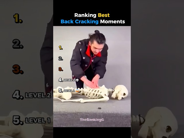 Ranking Best Back Cracking Moments 😂 #usa