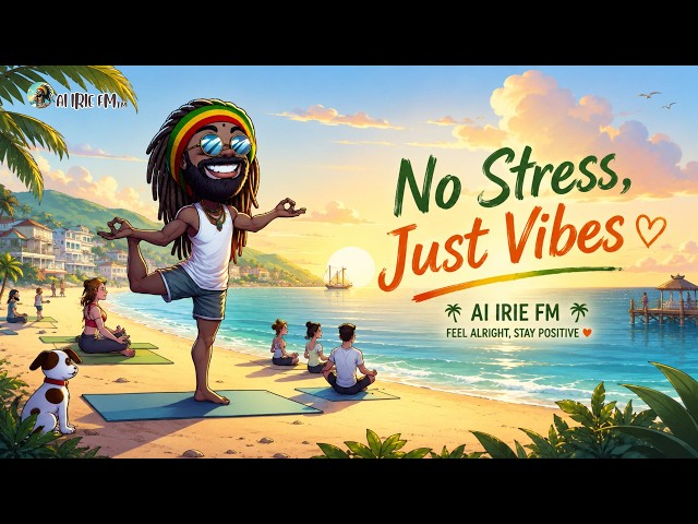 No Stress, Just Vibes 🌴 | Healing Reggae for Relaxing Days | AI IRIE FM