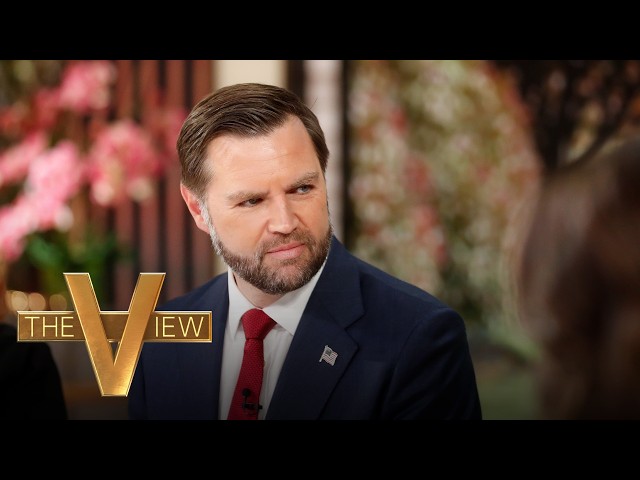 JD Vance On The US Economy, Trump Administration’s Handling Of Epstein Files | The View