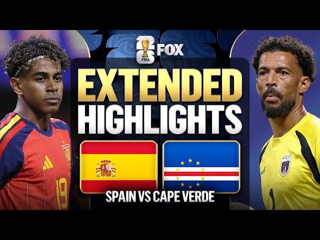 Spain vs Cape Verde Extended Highlights 🌎🏆 2026 FIFA World Cup™