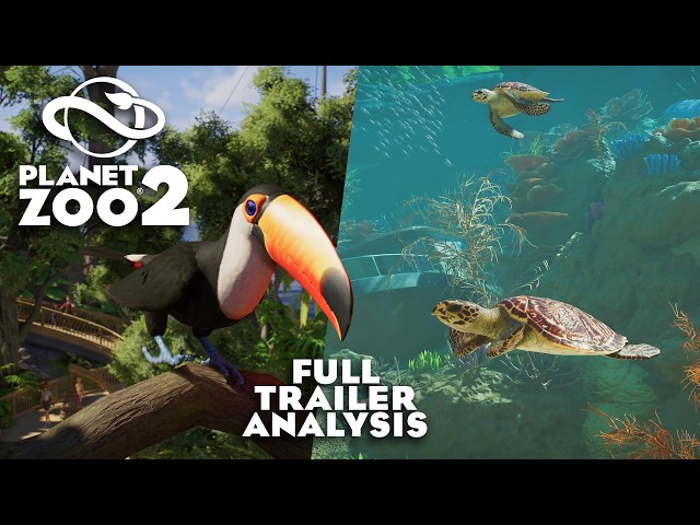 PLANET ZOO 2 OFFICIAL Trailer Analysis - All Details AND MORE