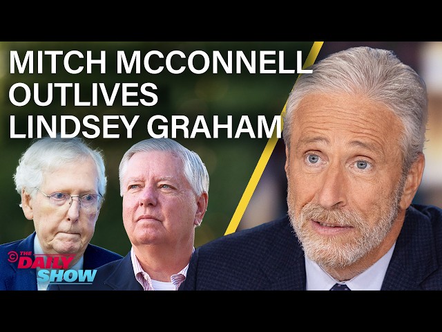 Jon Stewart on Lindsey Graham's Death & America's Geriatric Political Class | The Daily Show