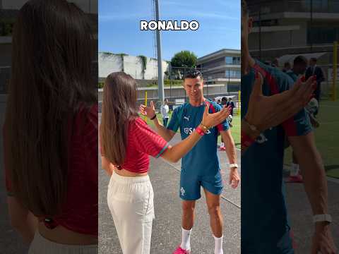 I Tried A Perfect Dap With Ronaldo 😳🤝