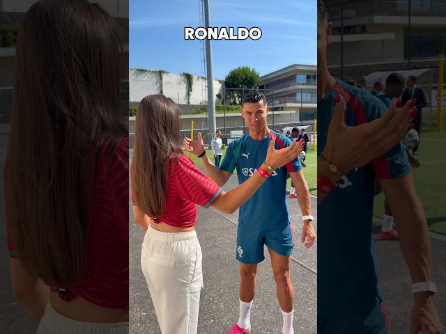 I Tried A Perfect Dap With Ronaldo 😳🤝