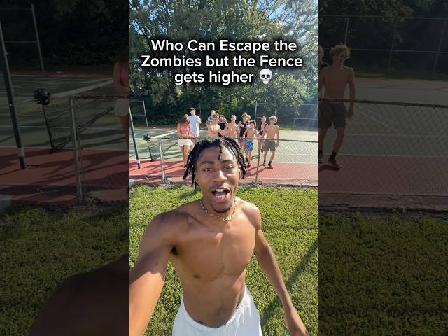 Who can Escape the Zombies but the Fence gets Higher 💀