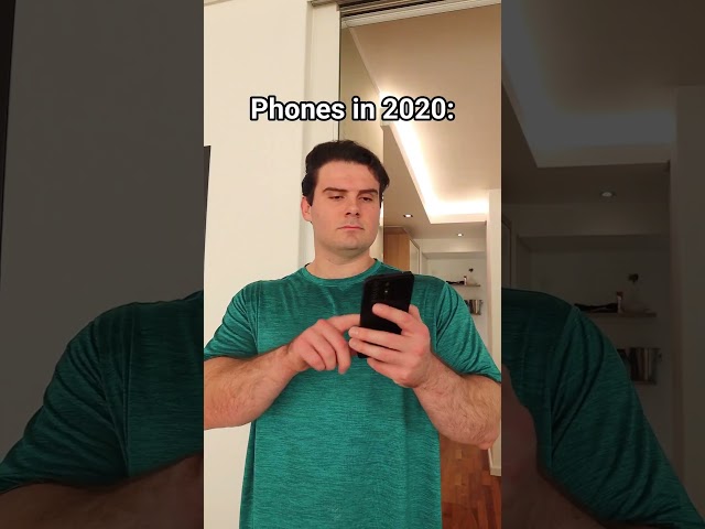 Phones In 2000 vs 2010 vs 2020 vs 2030.
