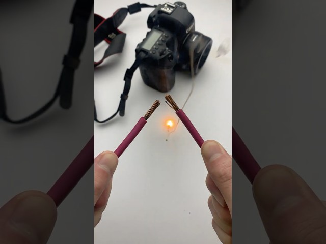 A Spark Instead of a Camera Flash