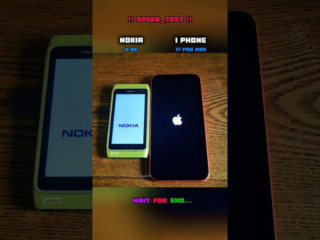 🫠⚡NOKIA N80 vs I PHONE 17 PRO MAX SPEED TEST !! 🔥