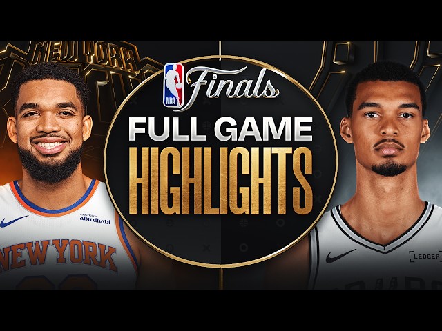 #3 KNICKS at #2 SPURS | NBA FINALS GAME 2 HIGHLIGHTS | June 5, 2026