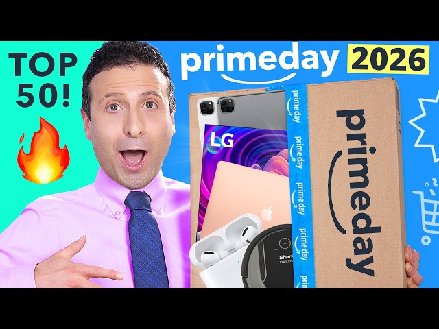 Top 50 Amazon Prime Day 2026 Deals 🤑 (Updated Hourly!!)