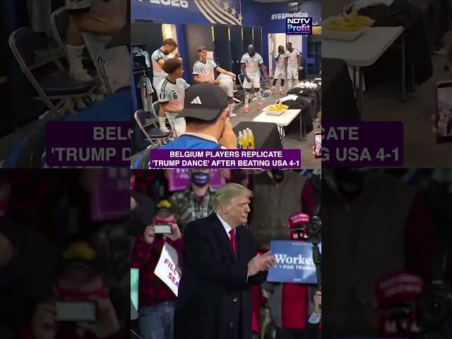 FIFA World Cup 2026: Belgium's 'Trump Dance' Goes Viral #shorts #viral